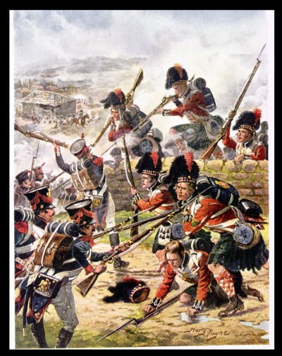 The Attack of the Black Watch, Illustration from 